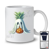 Boo Ghost Pineapple Costume, Amazing Halloween Fruit Lover, Matching Vegan Family Group T-Shirt