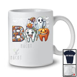 Boo Horror Tooth, Awesome Halloween Ghost Boo Pumpkin, Dental Assistant Dentist Group T-Shirt