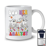 Boo Ker Analyst; Colorful Halloween Three Ghost Baker Lover; Jobs Careers Group T-Shirt