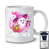 Boo-jee; Lovely Halloween Costume Pink Boo Ghost Witch Coffee Lover; Family Group T-Shirt