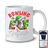 Bowling Elf Squad; Awesome Christmas Snowing Bowling Player Group; X-mas Sport Team T-Shirt