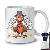 Bowling Gobble Player Turkey; Amazing Thanksgiving Turkey Playing Bowling; Sport Team T-Shirt