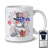 British Shorthair Drinking Beer, Awesome 4th Of July Fireworks Kitten, Drunker Patriotic Group T-Shirt