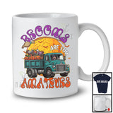 Brooms Are For Amateurs, Sarcastic Halloween Witch Driving Truck Driver, Family Group T-Shirt