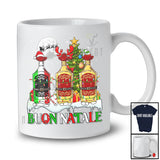 Buon Natale Merry Christmas; Humorous Three Tequila of Glasses; Italian Drinking Drunker Group T-Shirt