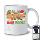 Buon Natale; Adorable Merry Christmas Italian Three Panettone Cakes; Snow Family Group T-Shirt