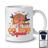 CNA Nurse Squad; Amazing Thanksgiving Halloween Witch Turkey; Careers Jobs Group T-Shirt