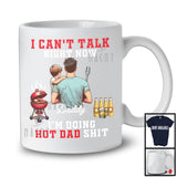 Can't Talk Right Now, Humorous Father's Day Busy Son Dad, BBQ Drinking Family Group T-Shirt