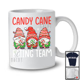 Candy Cane Eating Team; Fantastic Christmas Lights Three Gnomies Gnomes; X-mas Family Group T-Shirt