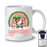 Candy Canes Crew; Amusing Christmas Santa Gnome Dabbing With Candy Cane; Animal Lover T-Shirt