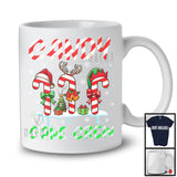 Candy Canes Crew; Awesome Christmas Three X-mas Candy Canes; Snow Around Family Group T-Shirt