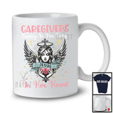 Caregivers Caring In Her Veins Jesus; Lovely Heart Jesus Lover; Matching Family Group T-Shirt