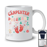 Carpenter Got Me Pregnant; Cheerful Christmas Pregnancy Announcement Santa; Jobs Family T-Shirt