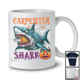 Carpenter Shark, Scary Halloween Costume Pumpkin Zombie Shark, Proud Careers Group T-Shirt