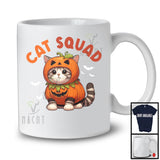 Cat Squad; Lovely Halloween Cat Pumpkin Cosplay; Cat Animal Matching Family Group T-Shirt