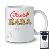 Cheer Nana, Joyful Mother's Day Leopard Proud Fan Cheerleader, Matching Family Group T-Shirt