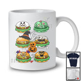 Cheeseburger Boo Zombie Pumpkin Collection; Scary Halloween Fast Food Lover; Family Group T-Shirt