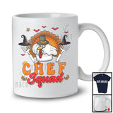 Chef Squad; Amazing Thanksgiving Halloween Witch Turkey; Careers Jobs Group T-Shirt