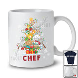 Chef Tools Christmas Tree; Joyful X-mas Plaid Chef Cooking Lover; Proud Jobs T-Shirt