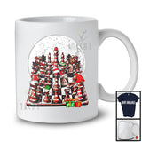 Chess Candy Cane Player; Awesome Christmas Moon Santa Elf Chess Player; Family Group T-Shirt