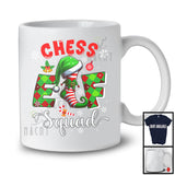 Chess Elf Squad; Awesome Christmas Snowing Chess Player Group; X-mas Sport Team T-Shirt