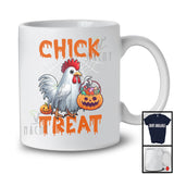 Chick Or Treat, Humorous Halloween Costume Hen Chicken Trick Or Treat, Farmer Candy Lover T-Shirt