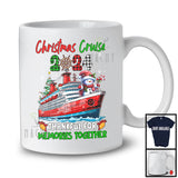 Christmas Cruise 2024 Thankful For Memories Together; Merry X-mas Plaid Cruise Snowman T-Shirt