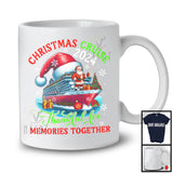 Christmas Cruise 2024 Thankful For Memories Together; Merry X-mas Santa Cruise; Family T-Shirt