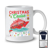 Christmas Cruise Squad, Joyful X-mas Lights Cruise Lover, Santa Snow Around Family Group T-Shirt