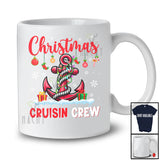 Christmas Cruisin Crew; Wonderful X-mas Lights Santa Anchor Trip; Friends Family Group T-Shirt