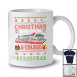 Christmas Is Better On A Cruise; Wonderful X-mas Sweater Santa Cruise Ship; Family Group T-Shirt