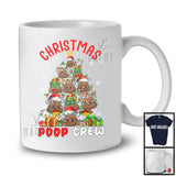 Christmas Poop Crew; Awesome Christmas Lights Tree Poops; Snowing Around X-mas Family Group T-Shirt