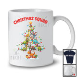 Christmas Squad; Adorable X-mas T-Rex Collection Dinosaur Christmas Tree; Family Group T-Shirt