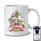 Christmas Squad; Awesome X-mas Santa Cats Owner Lover; Matching Family Group T-Shirt