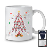 Christmas Tree Santa Candy Cane; Awesome Christmas Candy Cane; Snowing Around Family T-Shirt