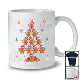 Christmas Tree Santa Gingerbread; Awesome Christmas Gingerbread; Snowing Around Family T-Shirt