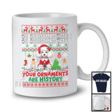 Christmas Tree Your Ornaments Are History; Merry X-mas Lovely Poodle Santa; Family T-Shirt