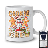 Cookie Baking Crew; Joyful Christmas Gingerbread Santa Snowman; Snowing Family Baker T-Shirt