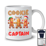 Cookie Baking Team Captain; Lovely Christmas Three Gingerbread; Baker Baking Family Group T-Shirt