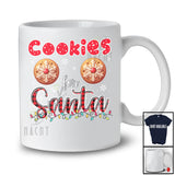 Cookies For Santa; Joyful Christmas Naughty Adult; Plaid Baking Baker X-mas Family Group T-Shirt