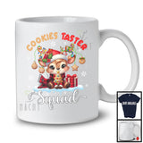 Cookies Taster Squad; Fantastic Christmas Lights Santa Reindeer Plaid; Baker Baking T-Shirt