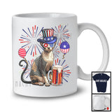 Cornish Rex Drinking Beer, Awesome 4th Of July Fireworks Kitten, Drunker Patriotic Group T-Shirt