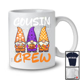 Cousin Crew; Adorable Halloween Three Gnomies Gnomes Lover; Matching Family Group T-Shirt