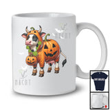 Cow Pumpkin Cosplay; Amazing Halloween Costume Cow Farm Animal; Farmer Group T-Shirt