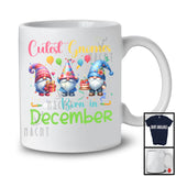 Cutest Gnomes Are Born In December; Lovely Birthday Three Gnomes Squad; Family Group T-Shirt