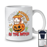 Cutest Pumpkin In The Patch; Humorous Halloween Costume Guinea Pig In Pumpkin; Animal Lover T-Shirt