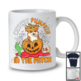 Cutest Pumpkin In The Patch; Lovely Halloween Corgi In Carved Pumpkin; Family Group T-Shirt