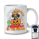 Cutest Pumpkin In The Patch; Lovely Halloween Dachshund In Carved Pumpkin; Family Group T-Shirt