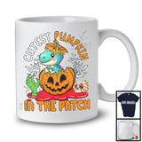 Cutest Pumpkin In The Patch; Lovely Halloween T-Rex In Carved Pumpkin; Family Group T-Shirt