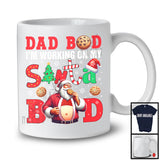 Dad Bod I'm Working On My Santa Bod; Humorous Christmas Santa Cookies; Family Group T-Shirt